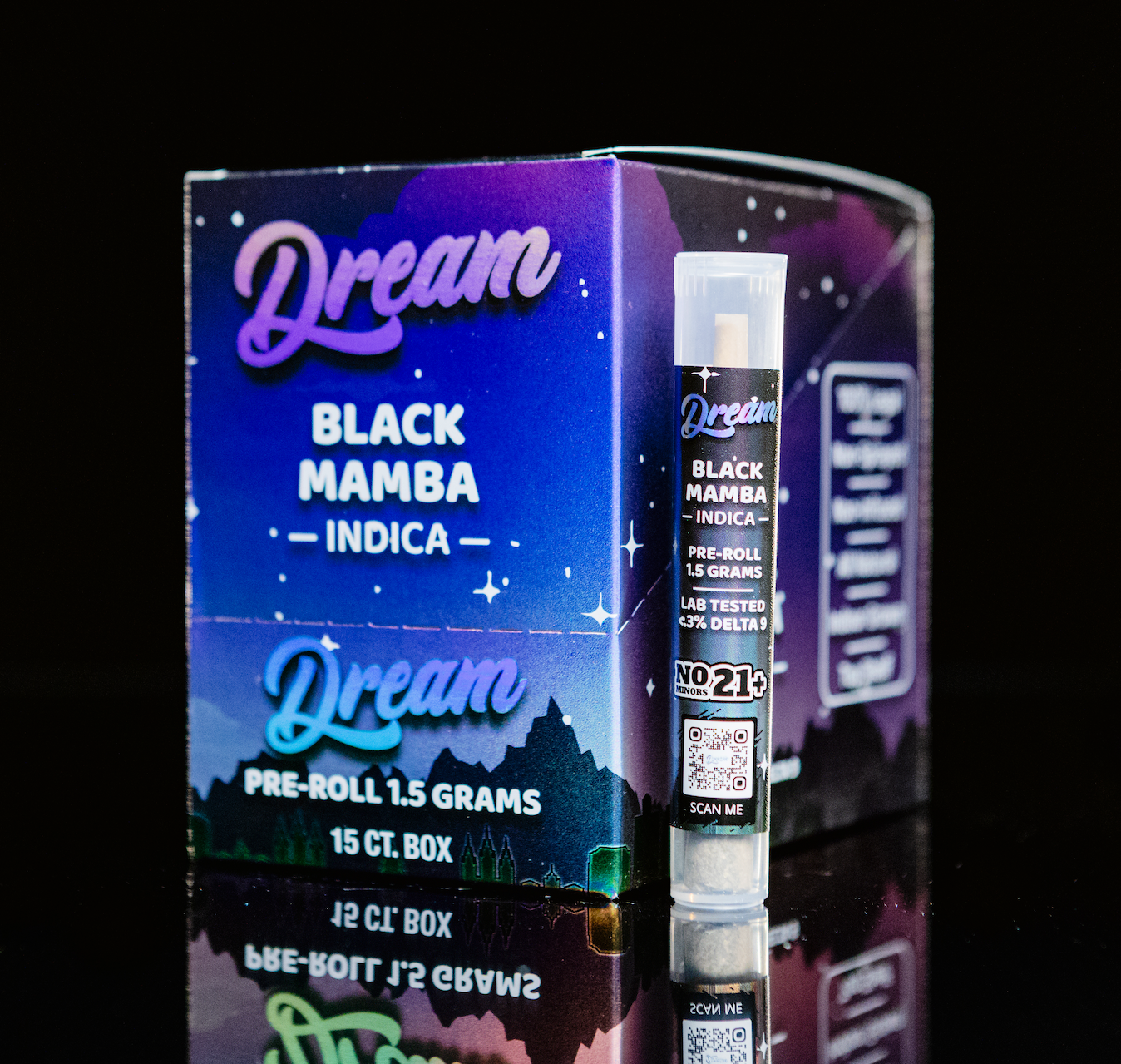 1.5g Pre-Rolls - Black Mamba